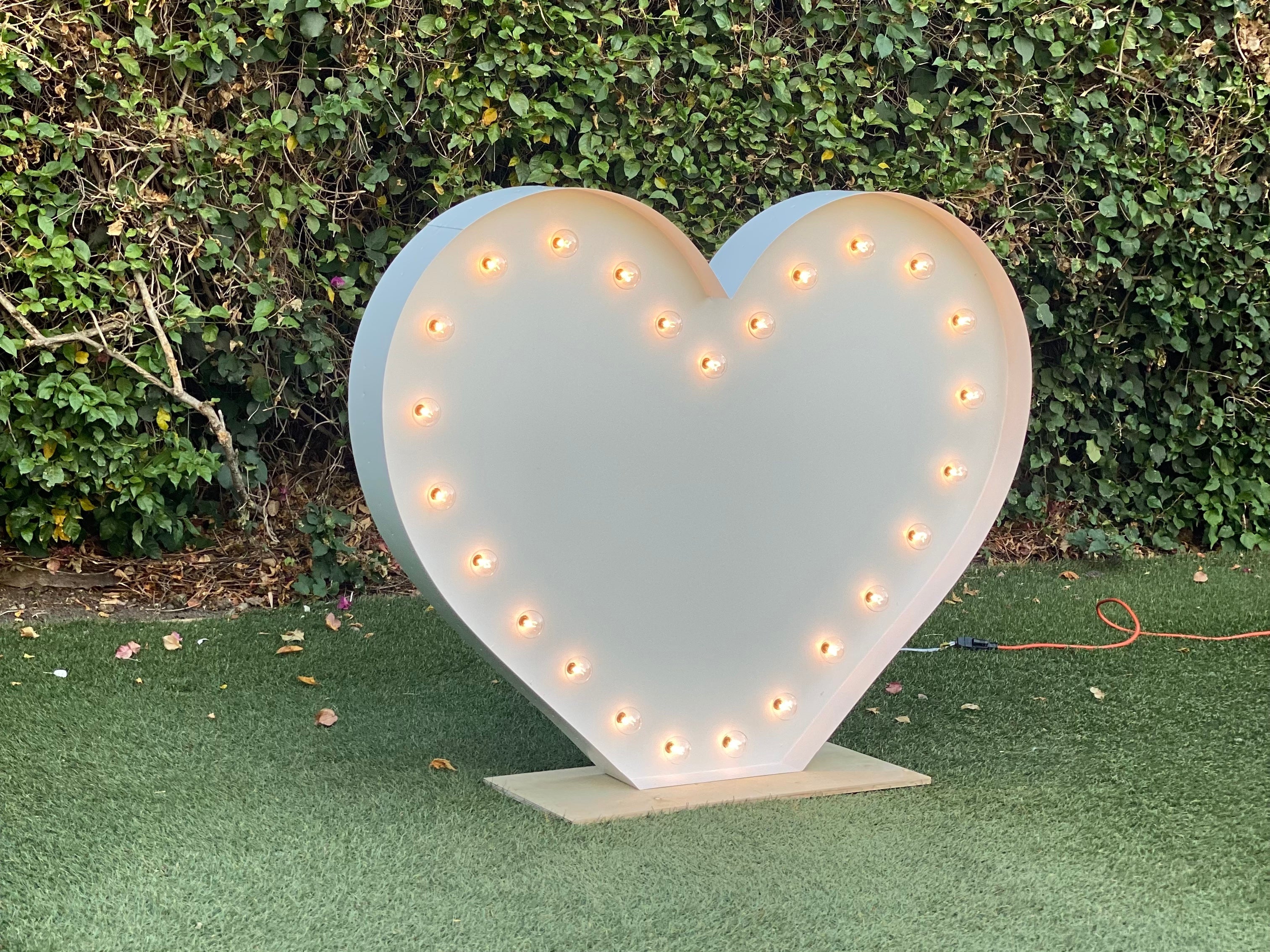 Heart store Marquee, Light Up Sign