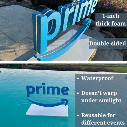 Custom Floating Letters for Pool | Large Floating Foam Letters | Custom Logo Sign | Custom Foam Logo | Custom Foam Signs | Large Foam Letters | Pool Party Decorations