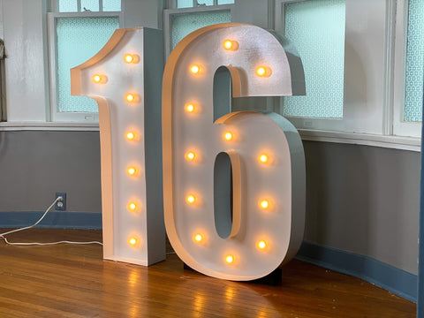 wholesale giant outdoor number light up