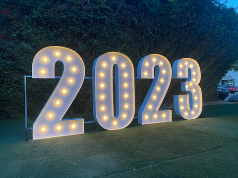 Large Marquee Numbers 4ft 5ft up to 6ft tall | Large Light Up Numbers Birthday Numbers Large Number Light | Wedding Anniversary Proposal