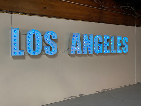 Custom Marquee Sign, Marquee Letters with Lights, Los Angeles Wall Art –  circlemakerstudio