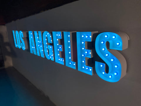 Custom Marquee Sign, Marquee Letters with Lights, Los Angeles Wall Art –  circlemakerstudio