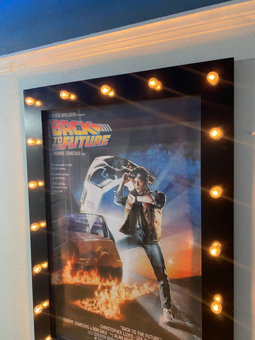 movie poster lighted frames